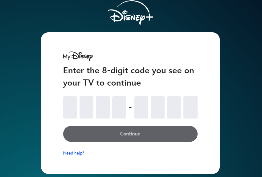 Activate Disney Plus on Sharp TV