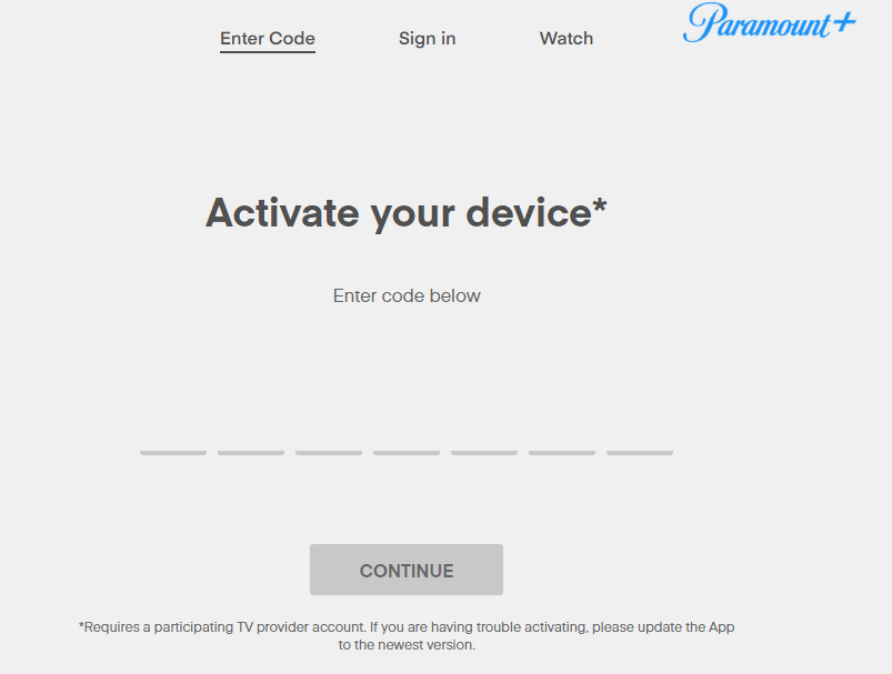 Activate Paramount Plus on Hisense TV