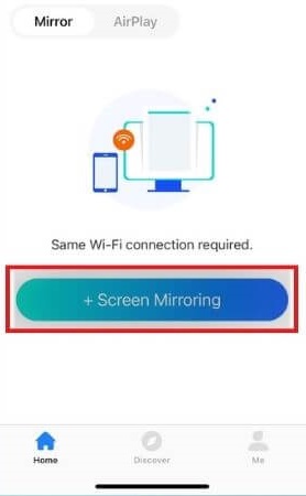 Tap Screen Mirroring