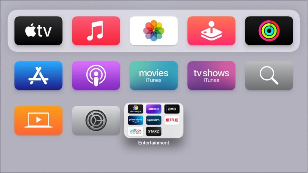 Open App Store on Apple TV 